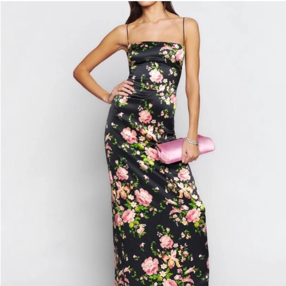 Reformation Frankie Silk dress size 6